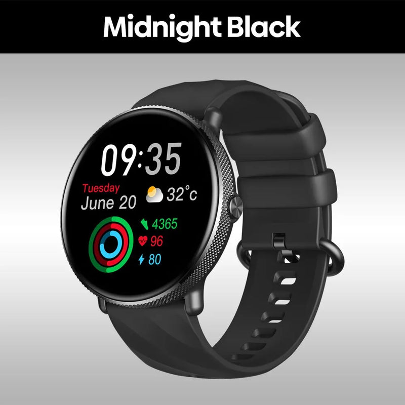 Zeblaze GTR 3 Pro Chamada de voz Relógio inteligente 1,43" AMOLED Display 316L Estrutura de aço inoxidável Rastreamento de fitness Smartwatch