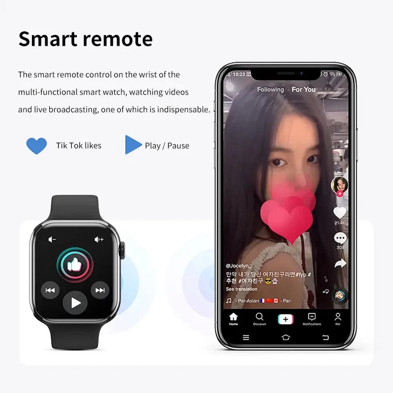 Relógio inteligente Smartwatch Watch series 9 (2024) Unisexx -  Android/ios