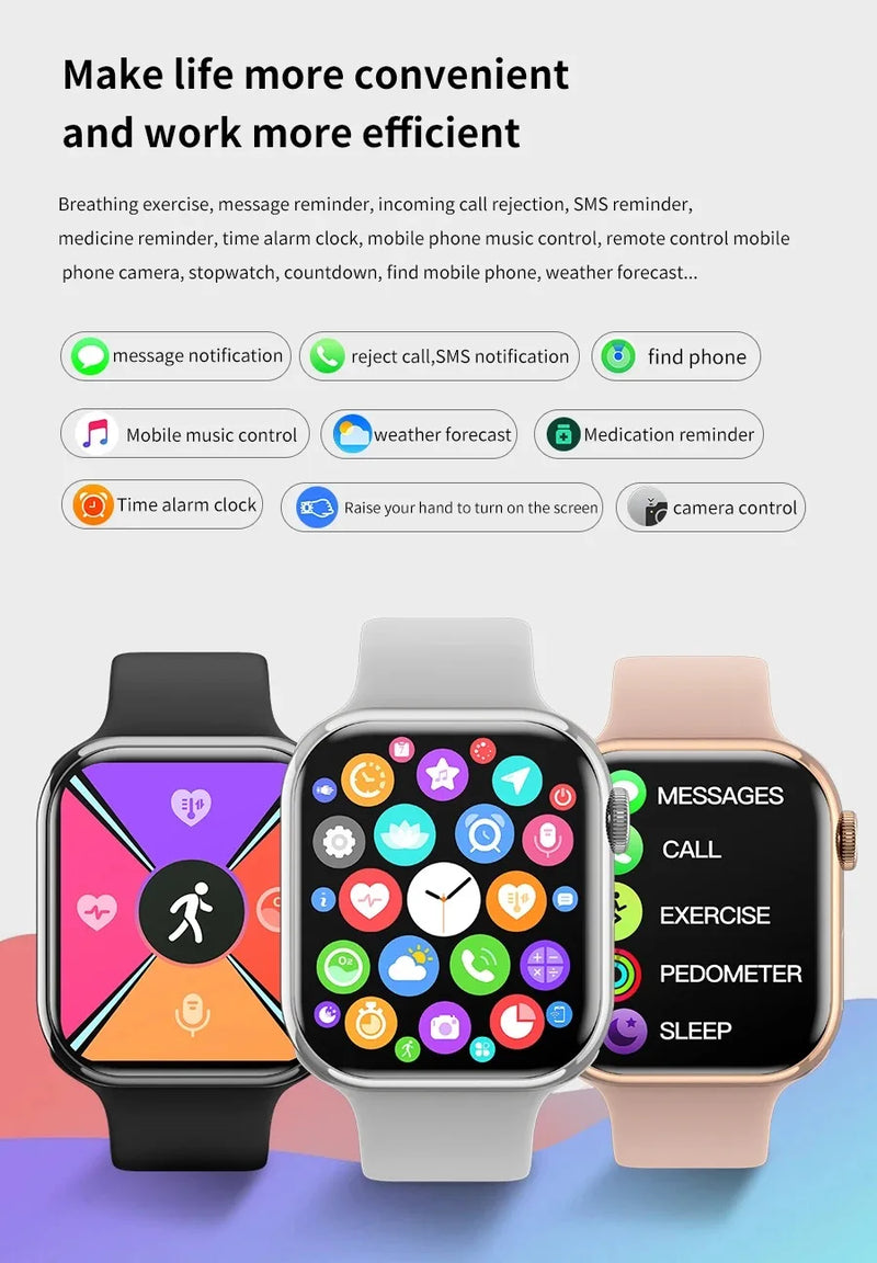 Relógio inteligente Smartwatch Watch series 9 (2024) Unisexx -  Android/ios