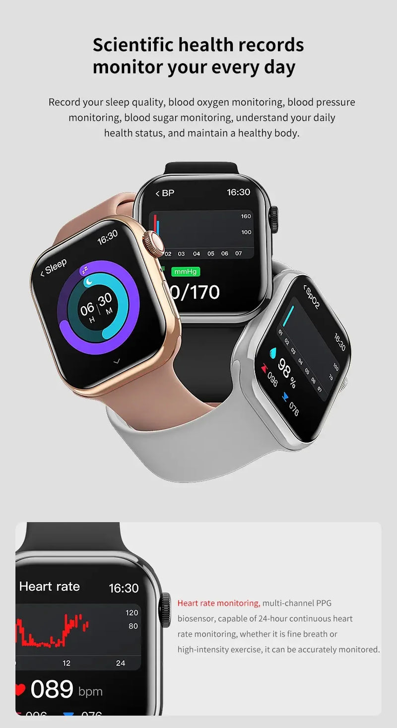 Relógio inteligente Smartwatch Watch series 9 (2024) Unisexx -  Android/ios