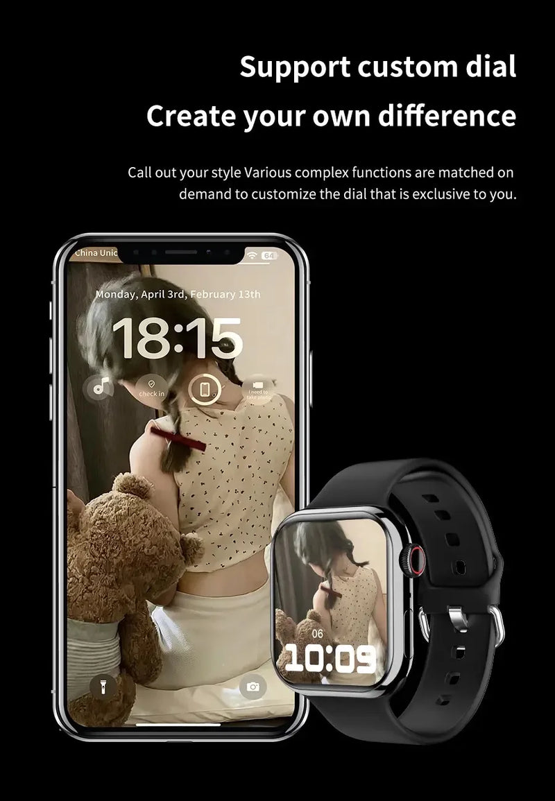 Relógio inteligente Smartwatch Watch series 9 (2024) Unisexx -  Android/ios