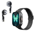 TWS 2 em 1 Smart Sports Watch sem fio Bluetooth Headset Calling Health Monitor Fitness Record Relógios com fone de ouvido