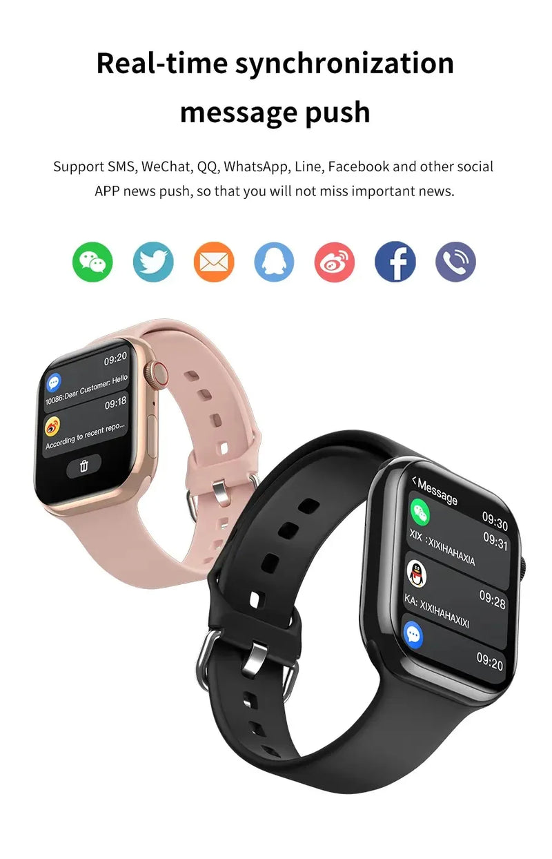 Relógio inteligente Smartwatch Watch series 9 (2024) Unisexx -  Android/ios