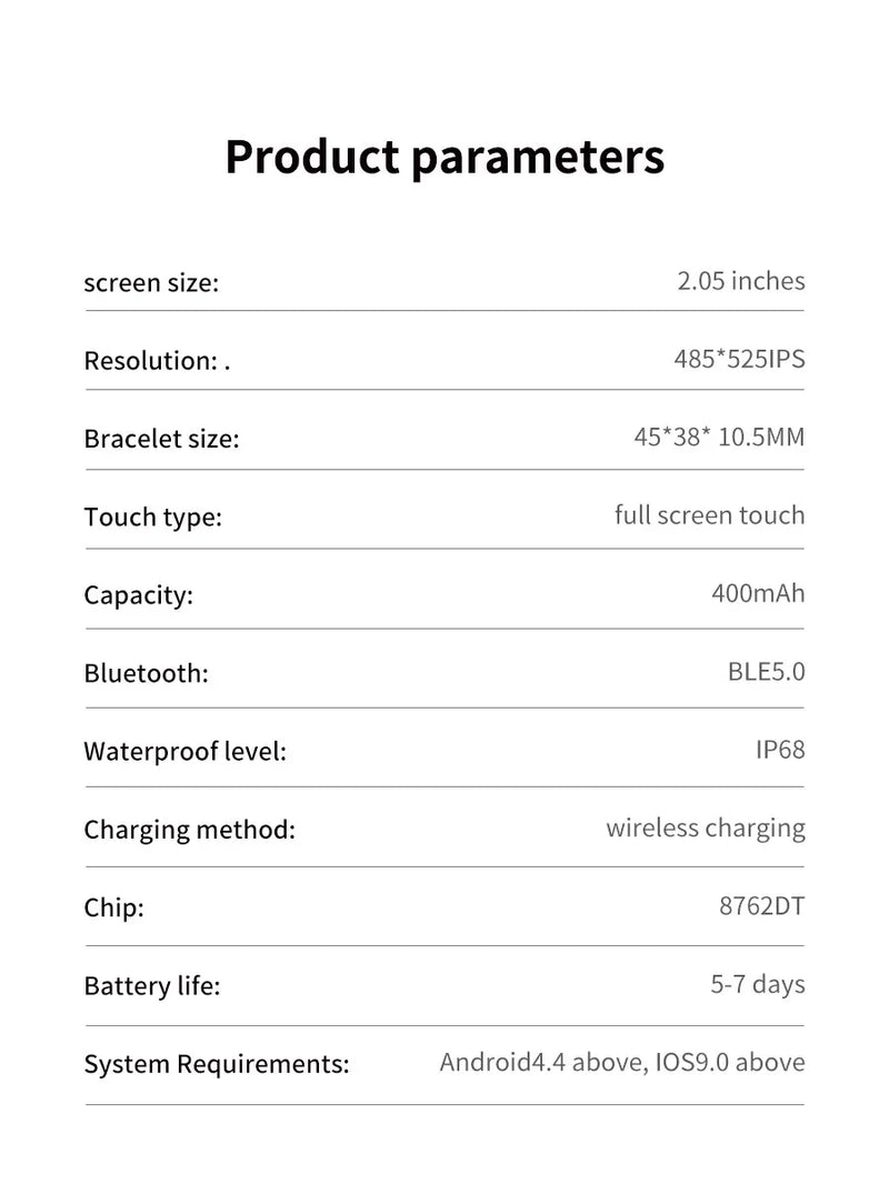 Relógio inteligente Smartwatch Watch series 9 (2024) Unisexx -  Android/ios